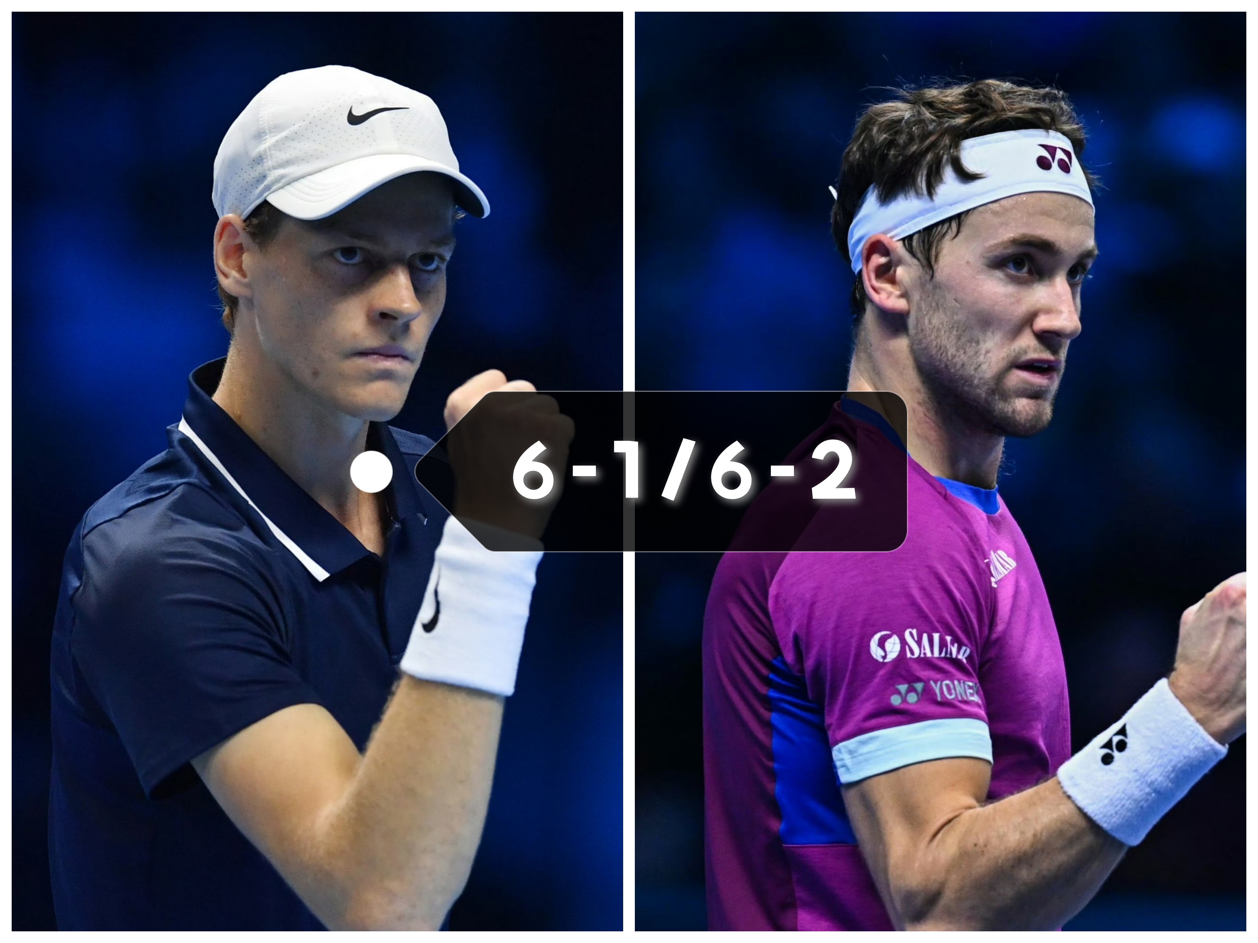 年终总决赛险胜蒙特卡洛大师赛，鲁德带队取胜